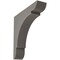Ekena Millwork 1 3/4"W x 8"D x 8"H Medium Olympic Wood Vintage Decor Bracket, Reclaimed Grey BKTWD01X08X08OLGY - alternate 1